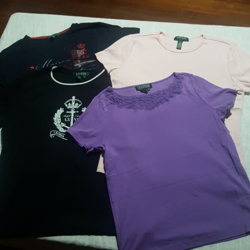 Ralph Lauren t shirt bundle lot small medium